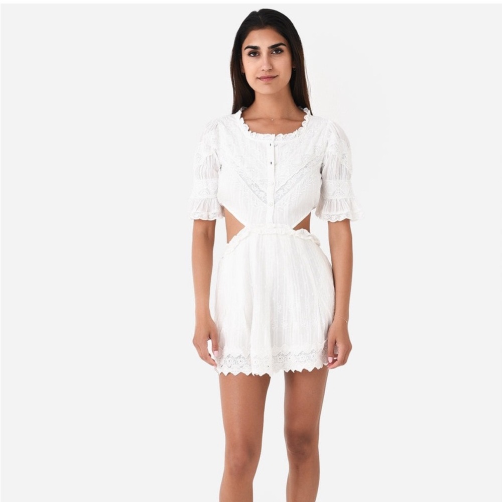 LoveShackFancy White Mini Dress